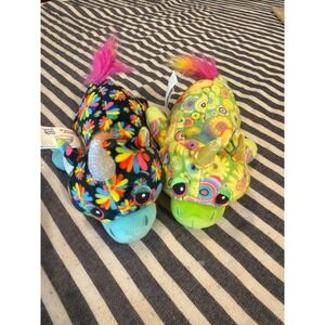 Basic Fun Cutetitos Unicornitos Plush Set 2021 Floral Paisley Unicorns 2pc